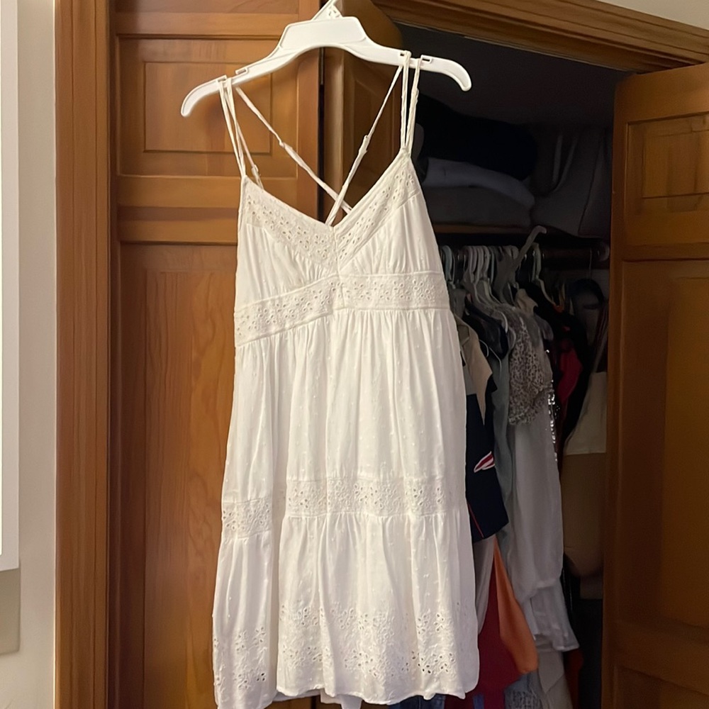 White sun dress